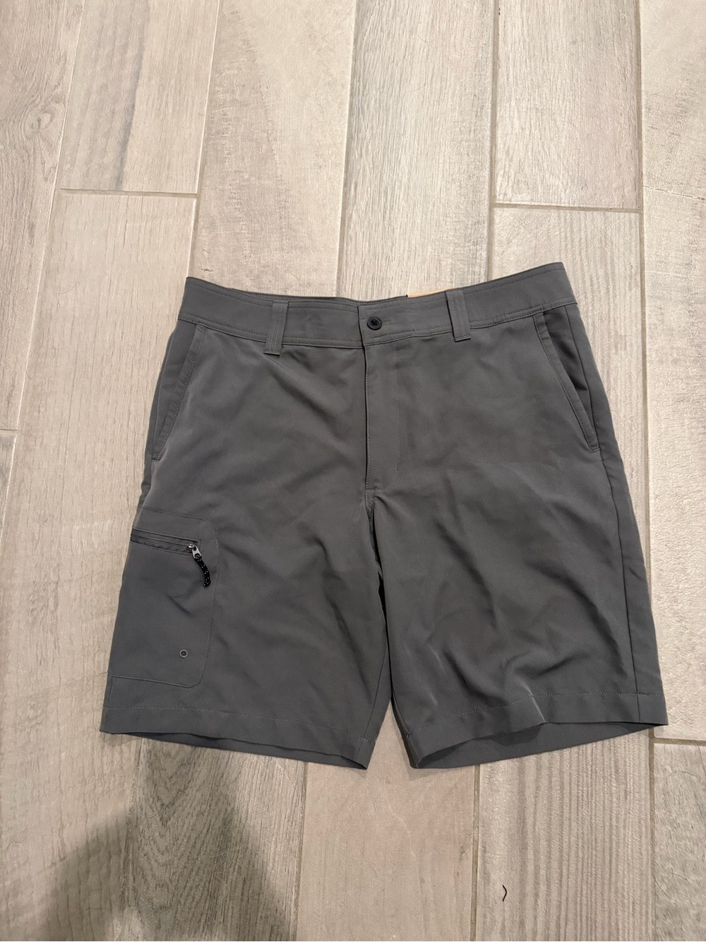 Magellan Outdoors Gray Hybrid Cargo Shorts